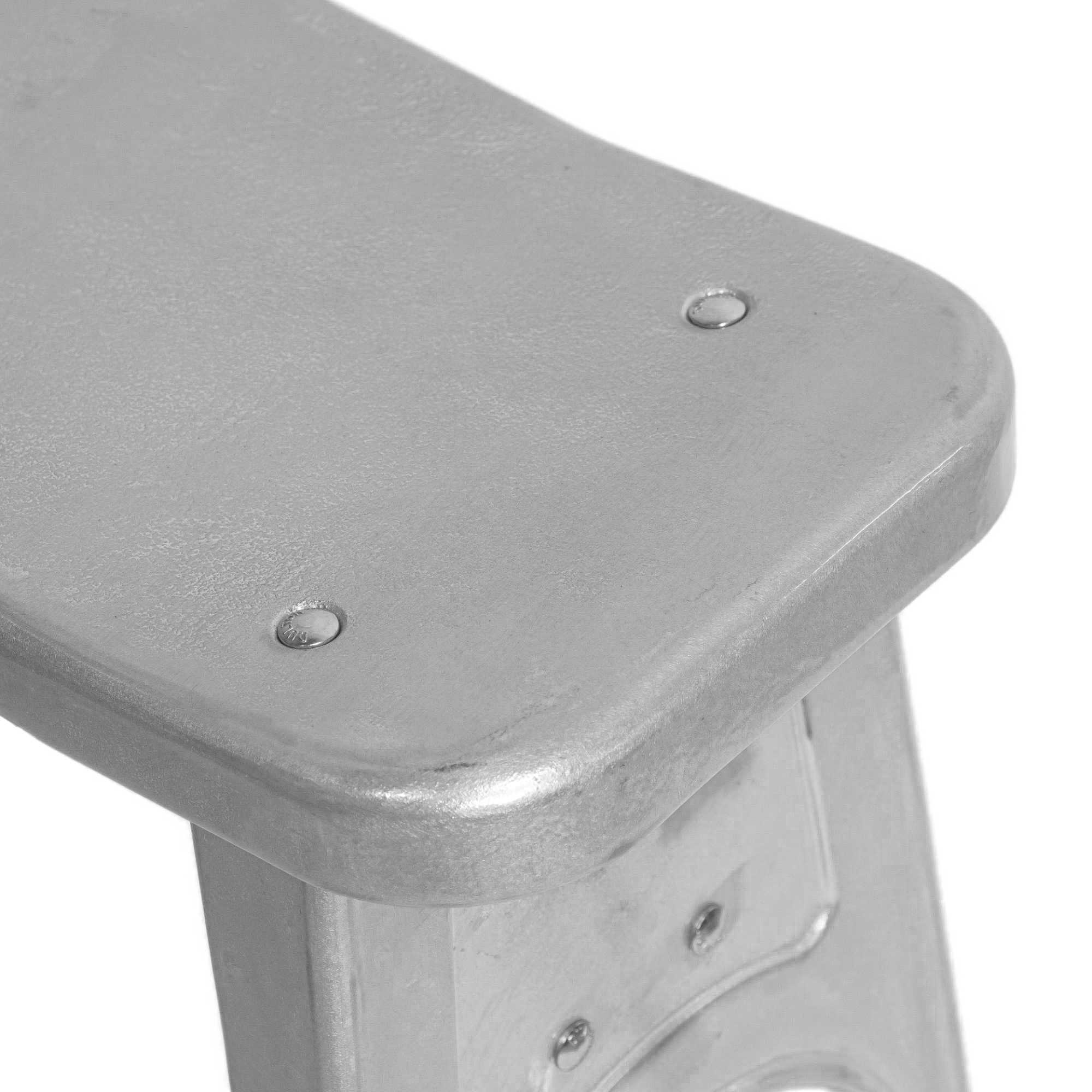 Dulton Kitchen stool. Galvanized Steel