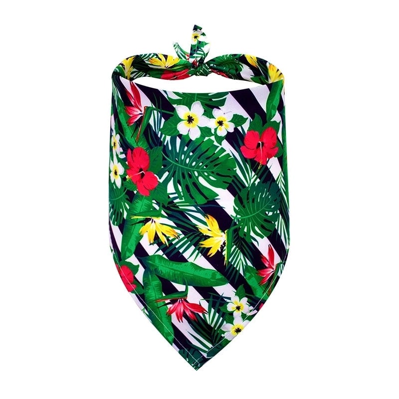 Pet Triangular Scarf Summer Fruit Series Dog Saliva Towel Large. Medium And Small Pets Bib Hot