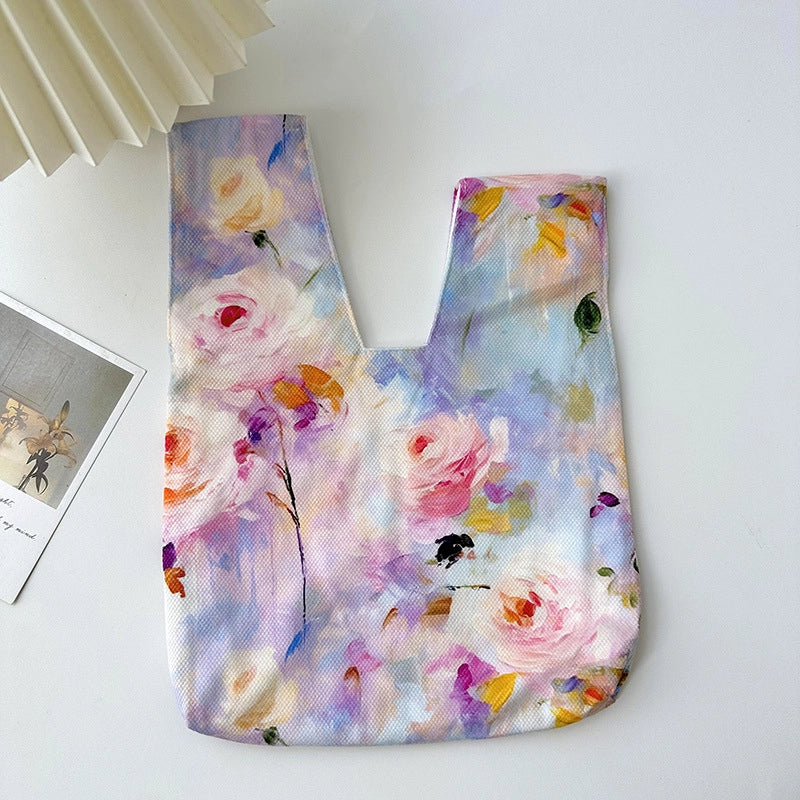 Women's Medium Polyester Color Block Streetwear Square Open Handbag