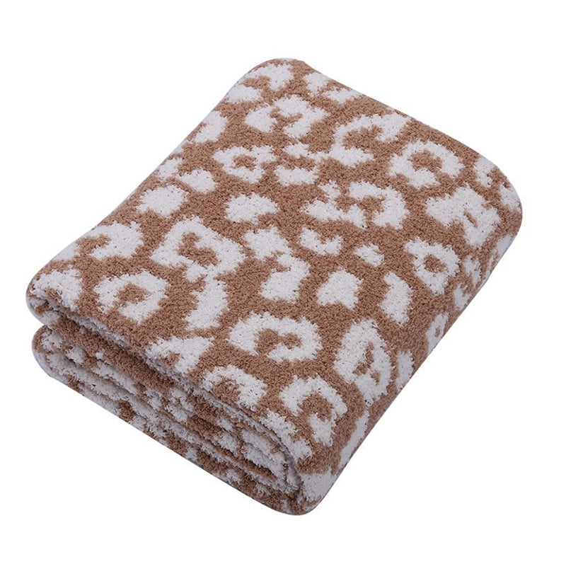 Casual Leopard Polyester Blanket Couch & Sofa Decor