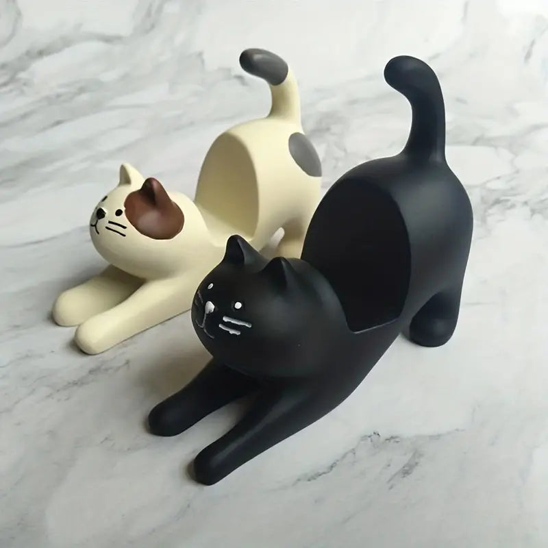 Cat-Themed Mobile Phone Stand