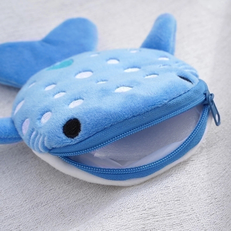 Unisex Animal Polyester Zipper Kids Wallets