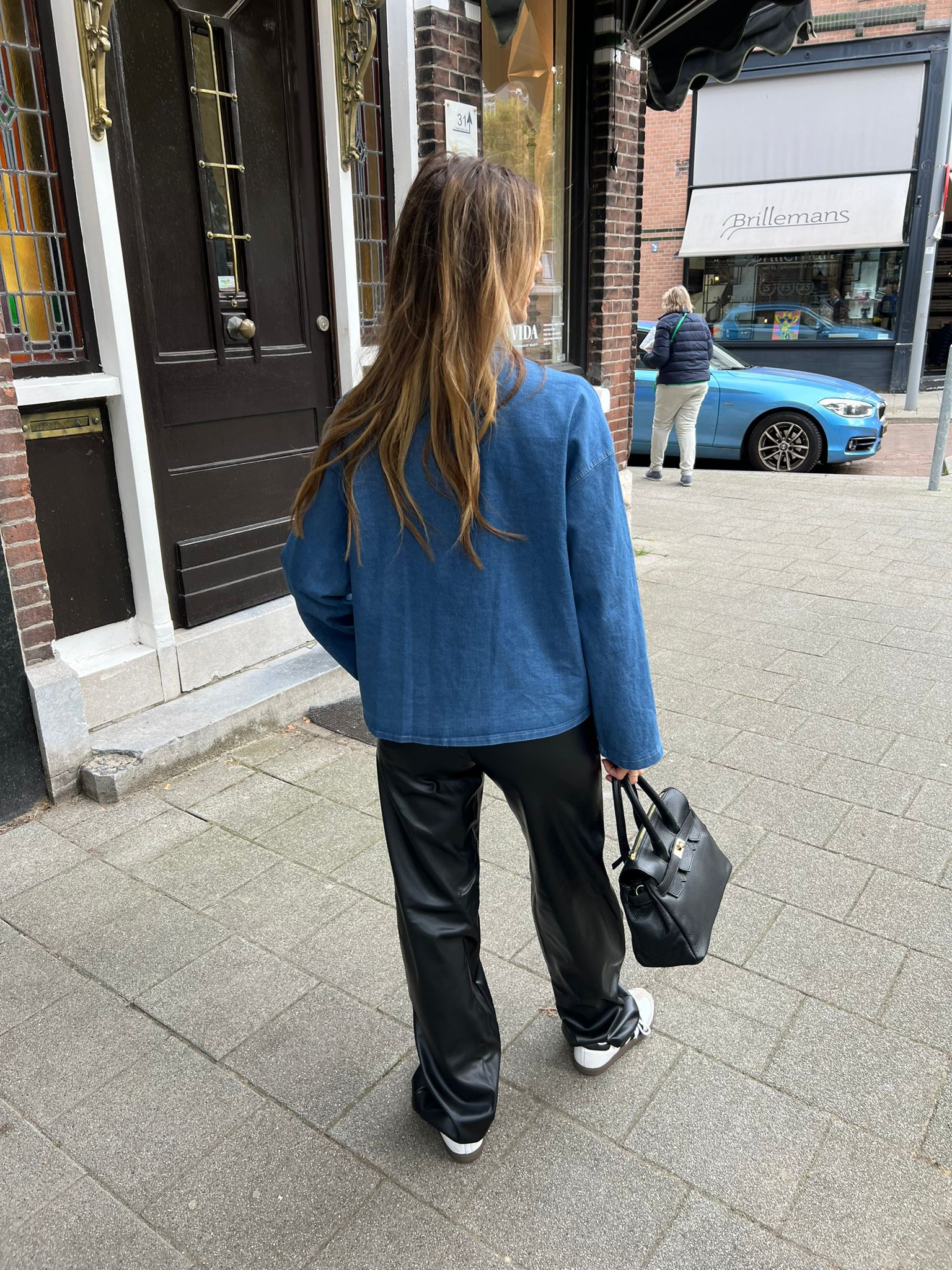 Jessie pu pants black