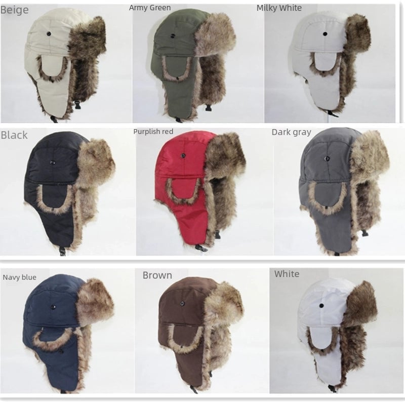 New Korean Style Outdoor Waterproof Cloth Lei Feng Cap Provides Lei Feng Cap Men's Ear Protection Cap Winter Warm Ear Protection Cap