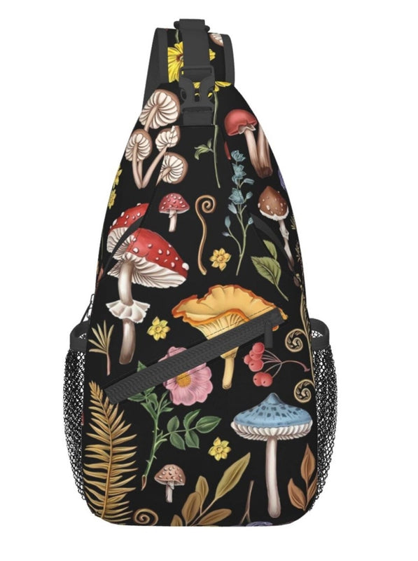 Football Chest Bag Basketball Rugby Baseball Sports Mushroom Chrysanthemum Boys And Girls Adult Shoulder Messenger Bag