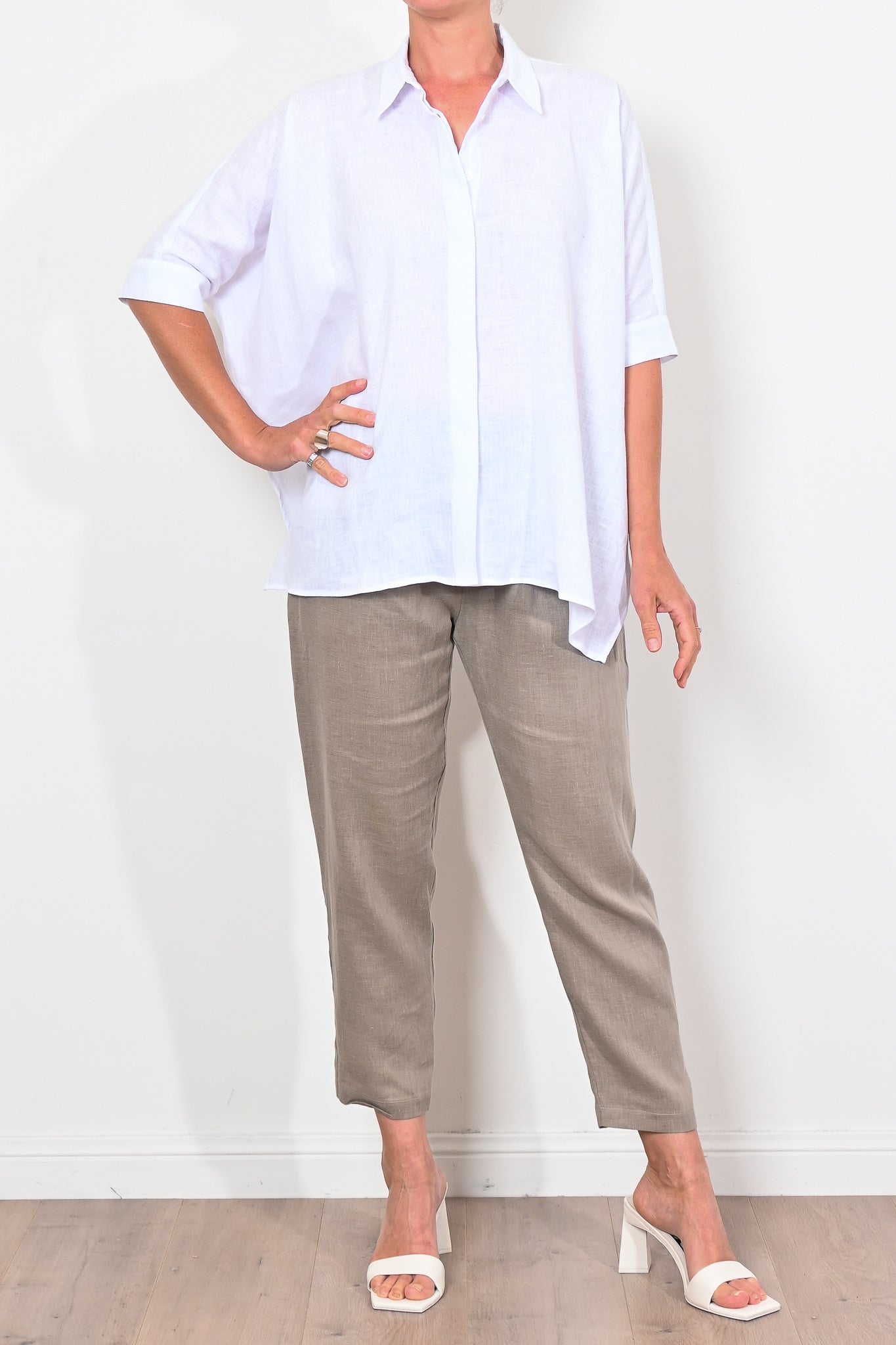 Mela Purdie Chisel Panama Shirt Linen