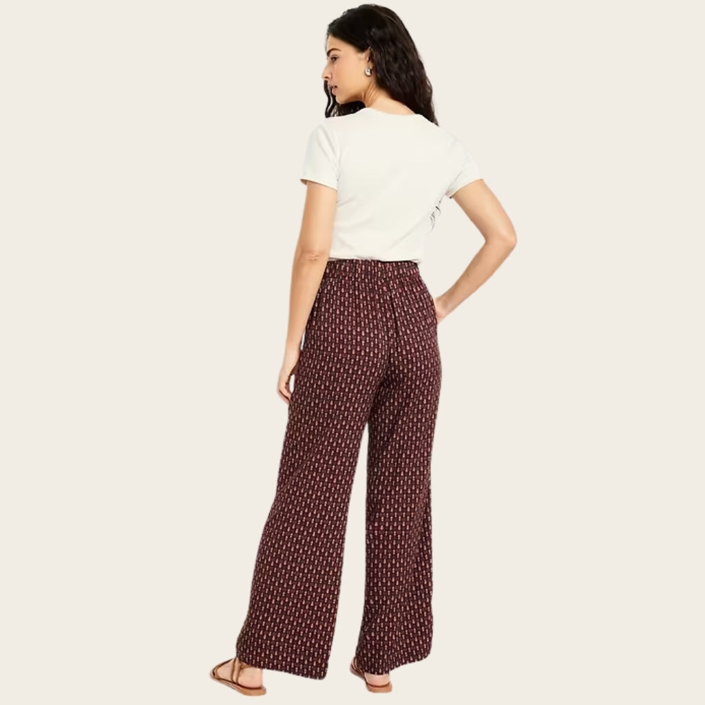 High Rise Playa Wide Pants