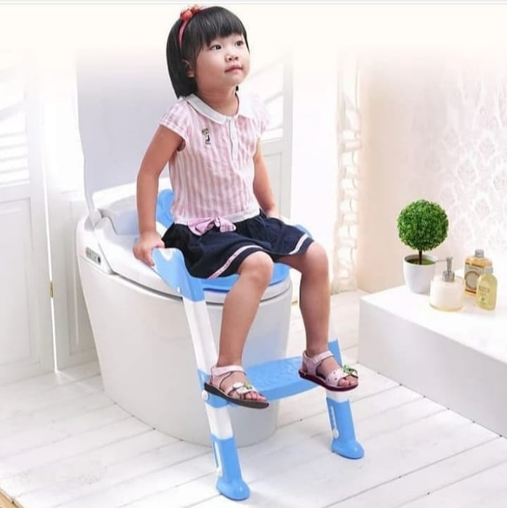 Children's Toilet Ladder Chair Baby Girl Kid Boy Toilet Rack Bath Suit