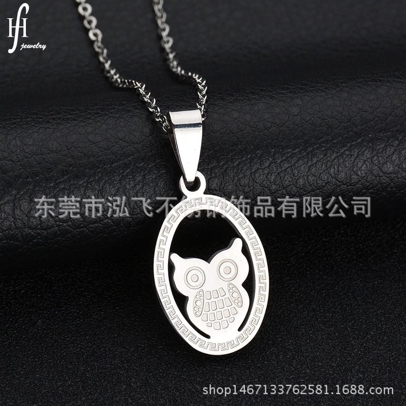 Geometric 304 Stainless Steel 18K Gold Plated Plating Stainless Steel Necklaces