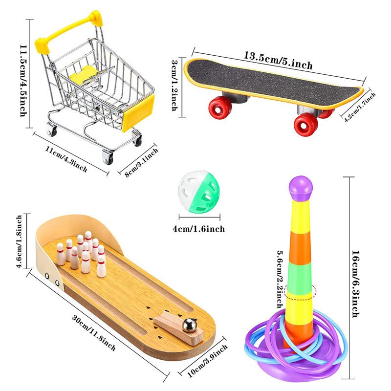 6 Piece Toys For Bird