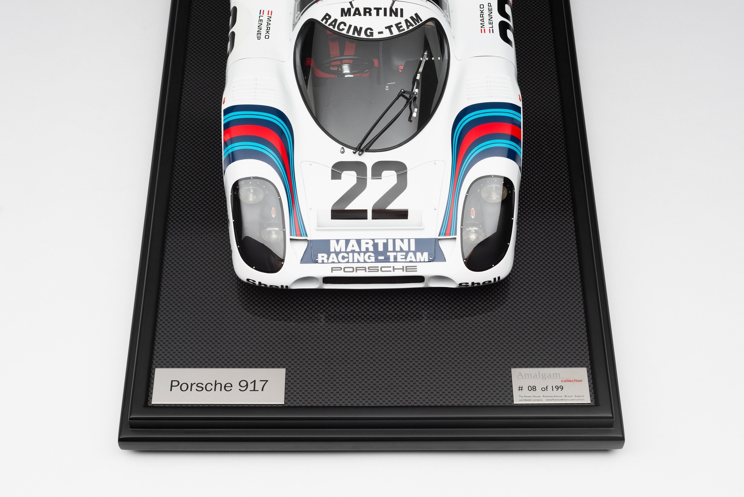 Porsche 917 KH - Ganador de Le Mans 1971 - Decoración Martini