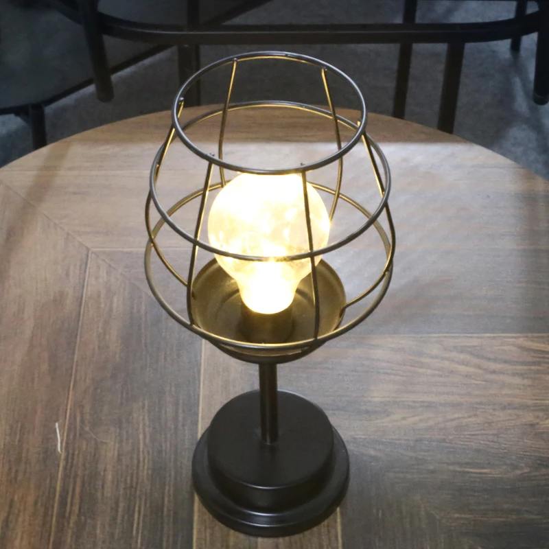 Night Light Living Room Decoration Home Led Table Lamp Iron Decorative Copper Wire Lamp