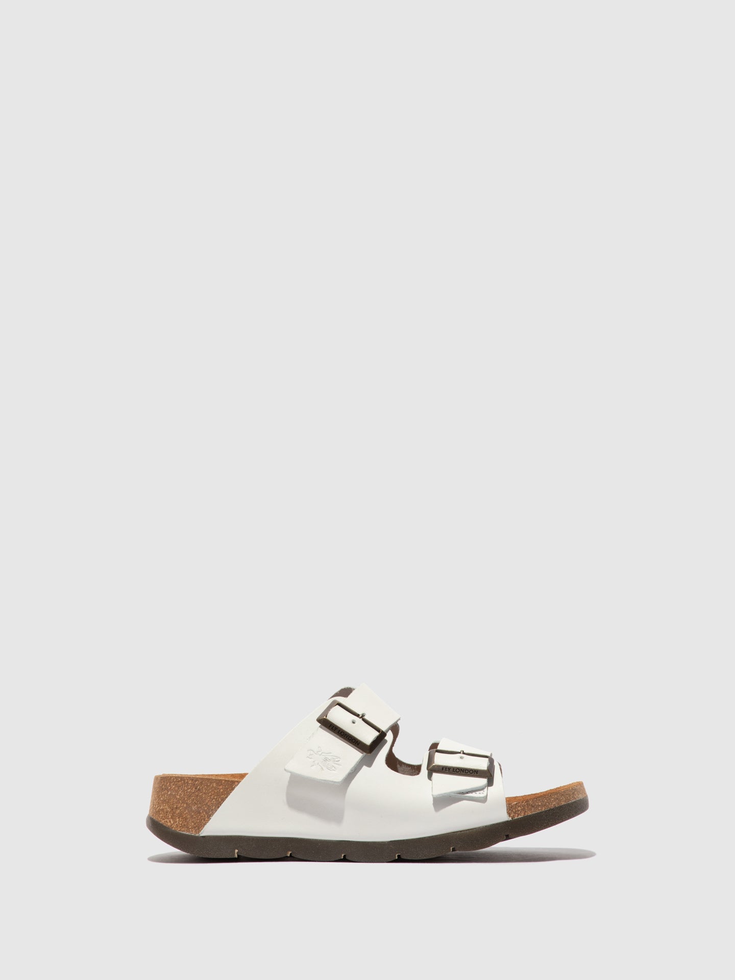 Open Toe Mules CAJA721FLY BRIDLE OFF WHITE