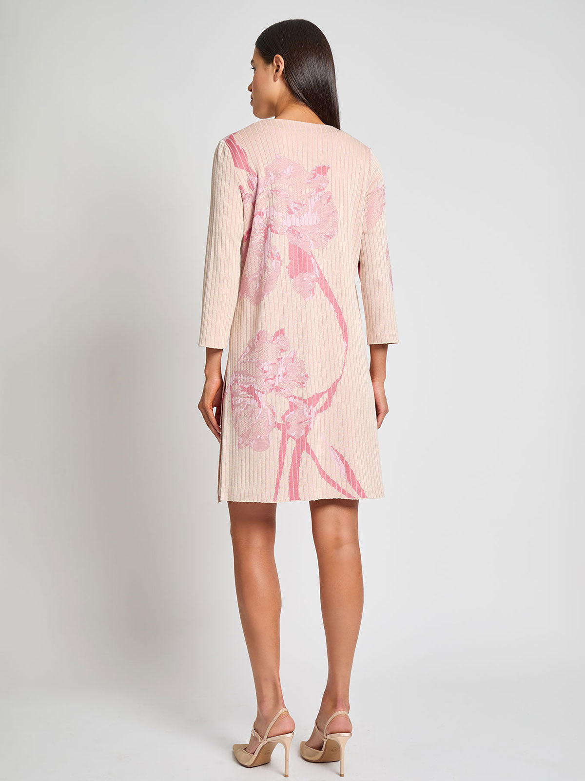 Relaxed Floral Jacquard Soft Knit Jacket - Vanity Fit