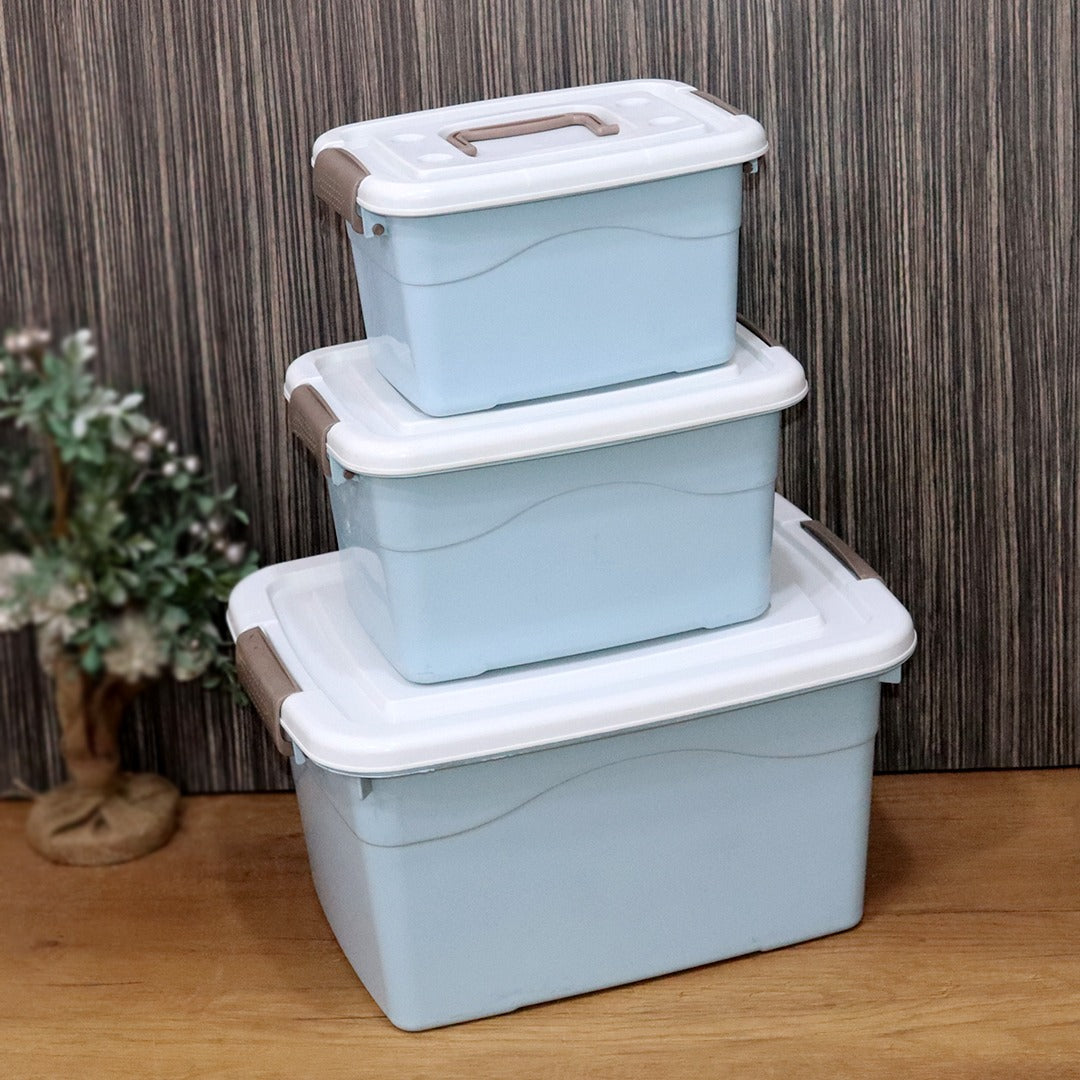 Blue Big Plastic Containers