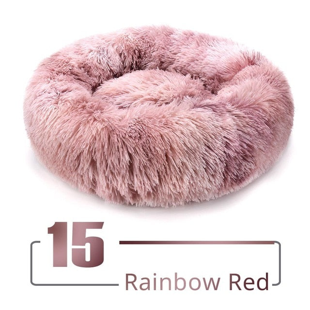 Round Plush Bed For Cats/Dogs