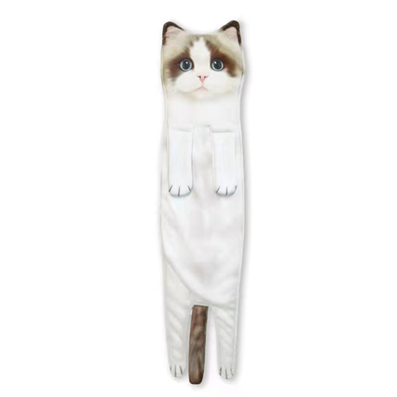 Cute cat towel