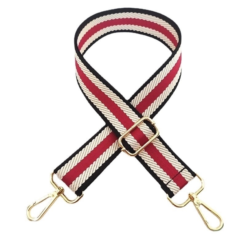 Polyester Color Block Bag Strap