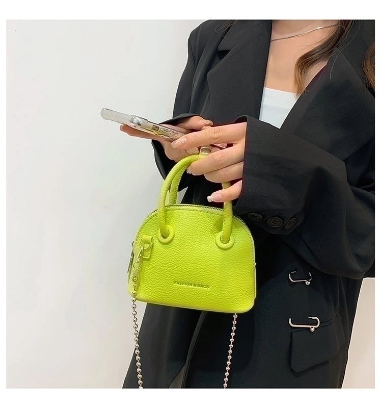 Women's All Seasons Pu Leather Fashion Shoulder Bag Handbag Dome Bag