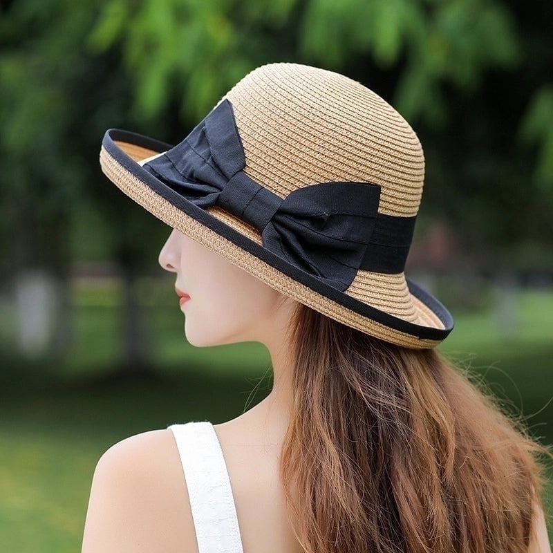 Women's Ethnic Style Flower Flowers Flat Eaves Sun Hat