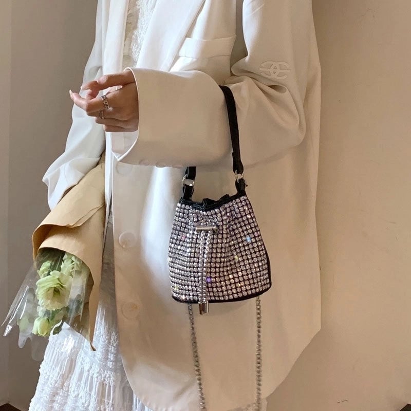 Women's Mini All Seasons Pu Leather Streetwear Bucket Bag