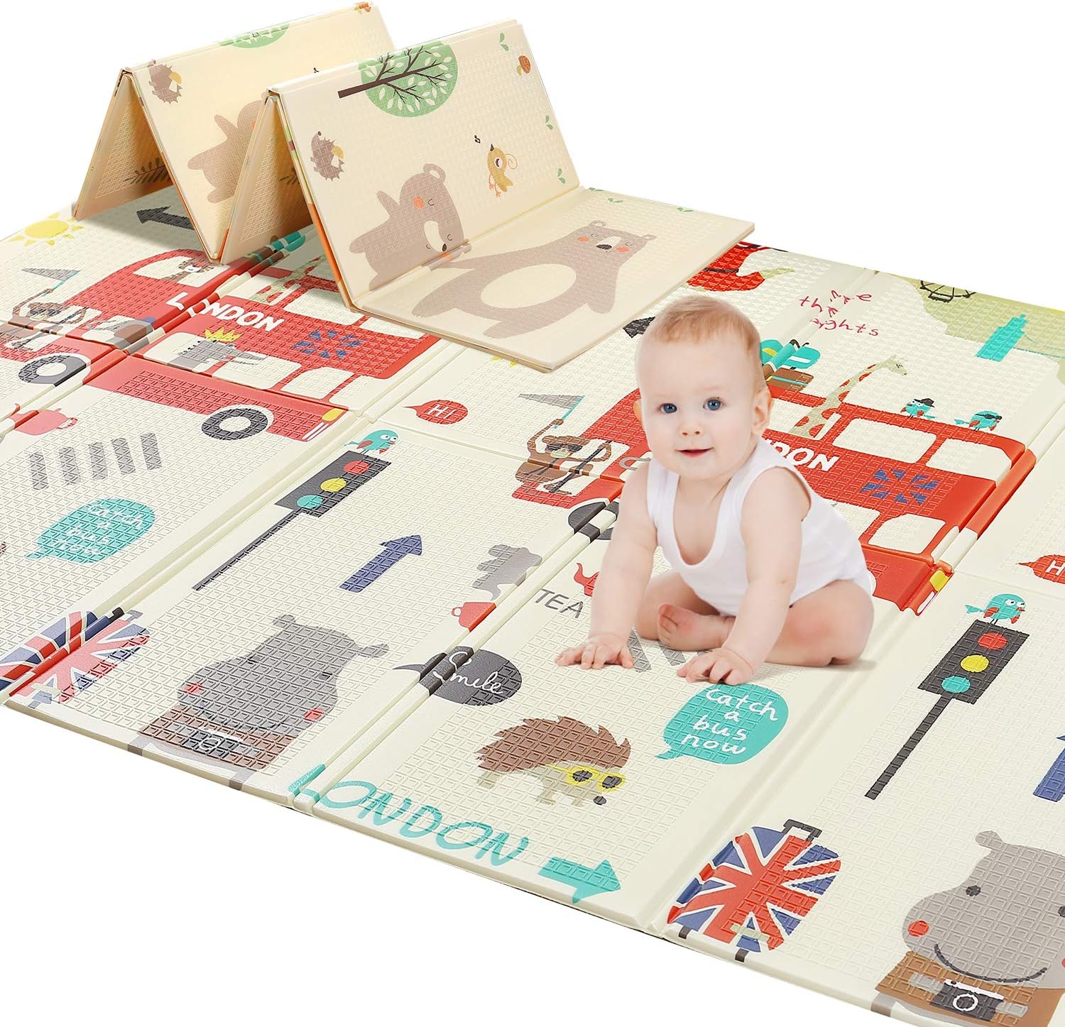 Kids Play Mat 180x200. Waterproof Baby Mat