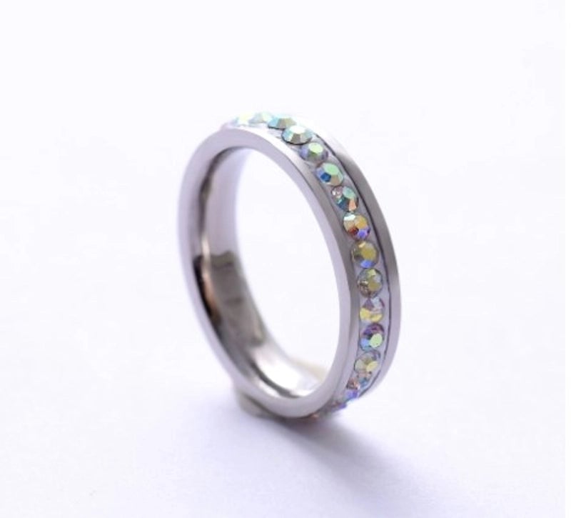 Commute Rhombus Stainless Steel Rings
