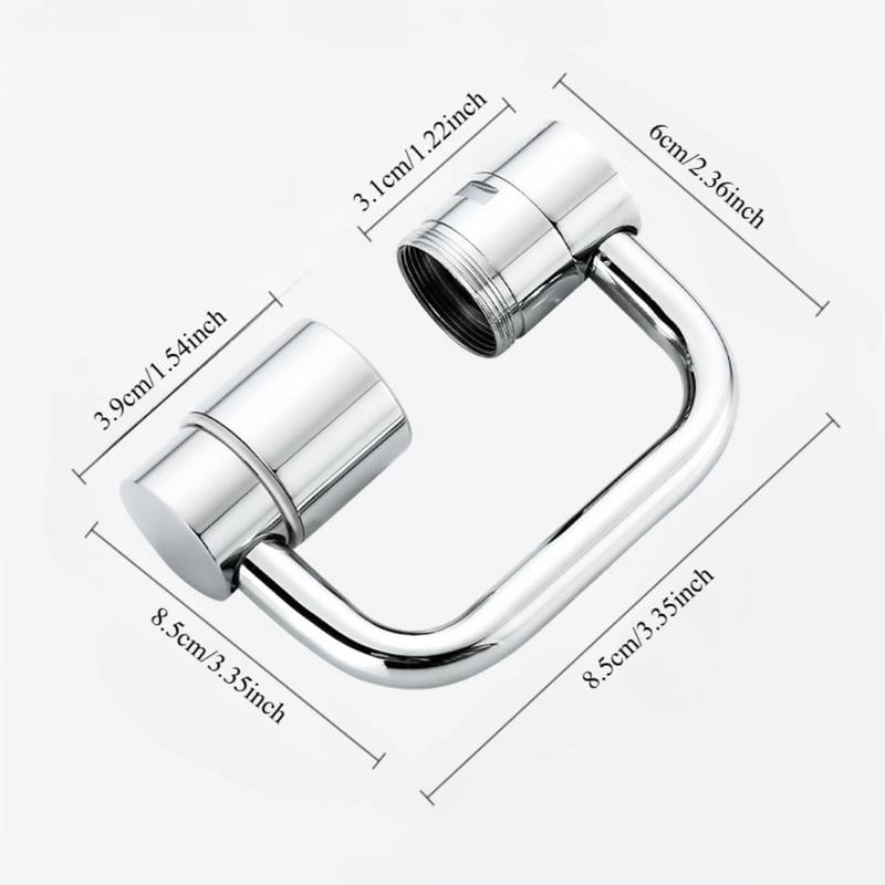 TTZZ 360° Rotatable Faucet Aerator Extension - For Effortless, All-Angle Control!
