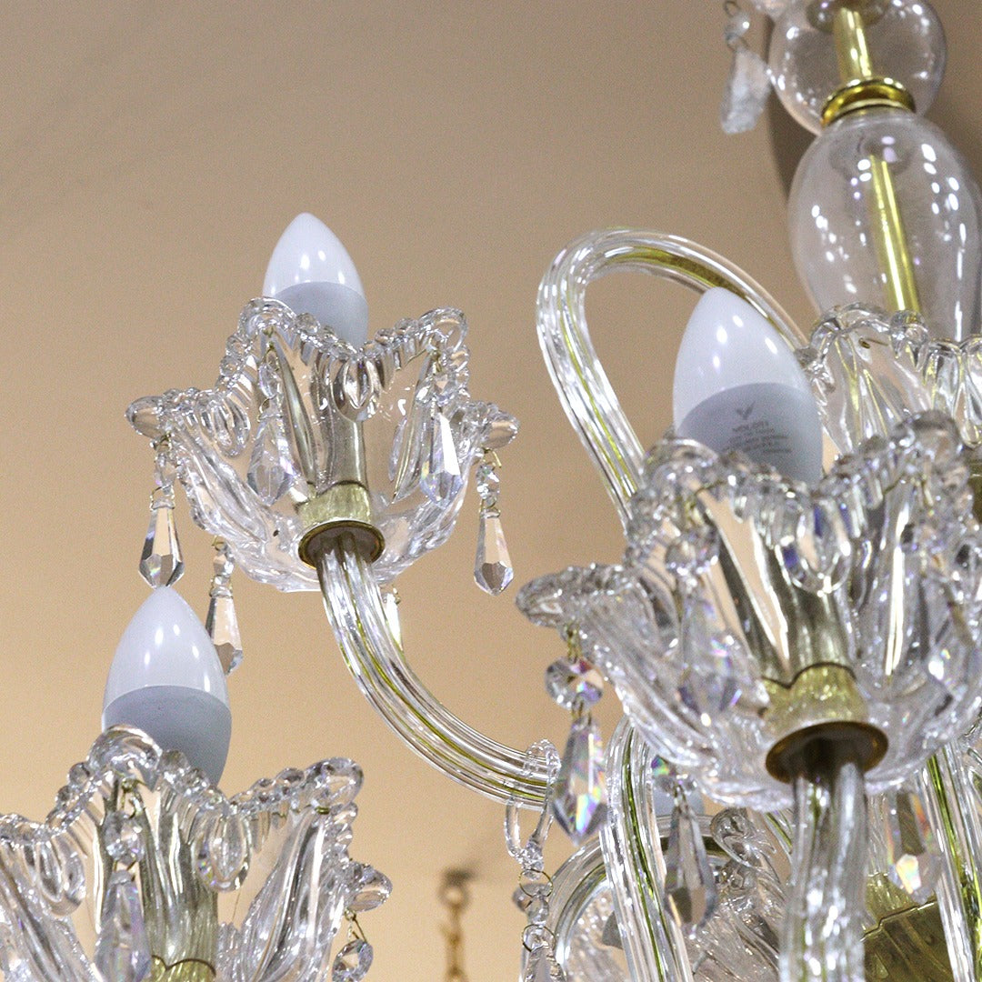 Clear Crystal Chandelier