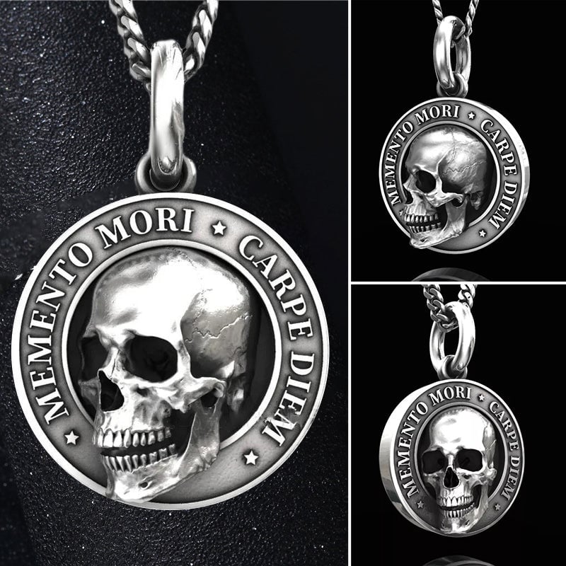 🔥 Memento Mori Skull Pendant