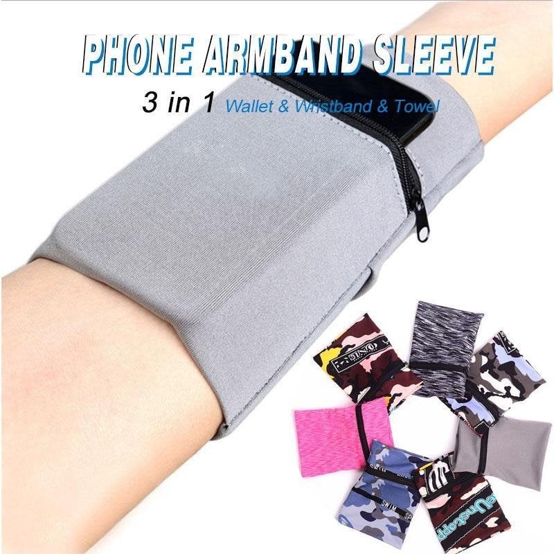 🔥(Last Day Promotion - 50% OFF) 3 IN 1 Phone Sports Armband Sleeve-Buy 5 Get 3 Free & Free Shipping