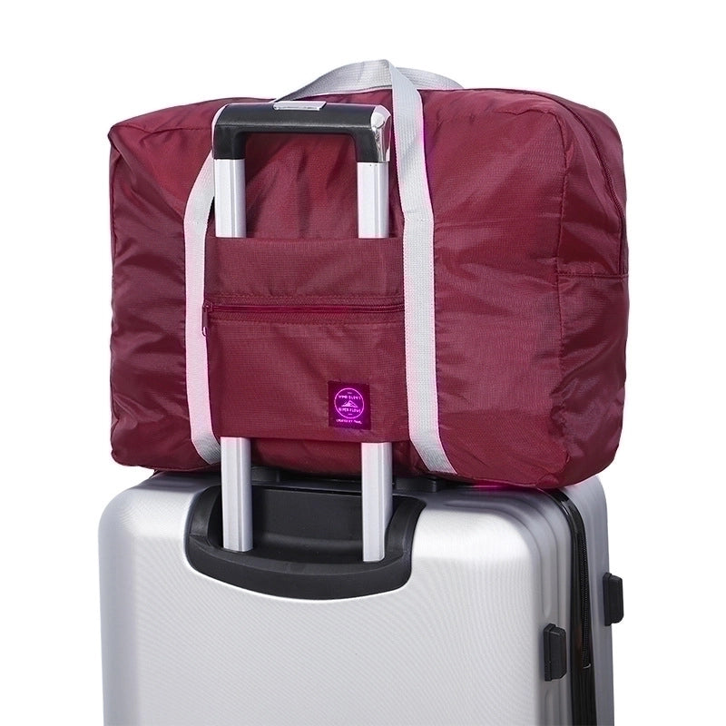 Casual Solid Color Polyester Travel Bags