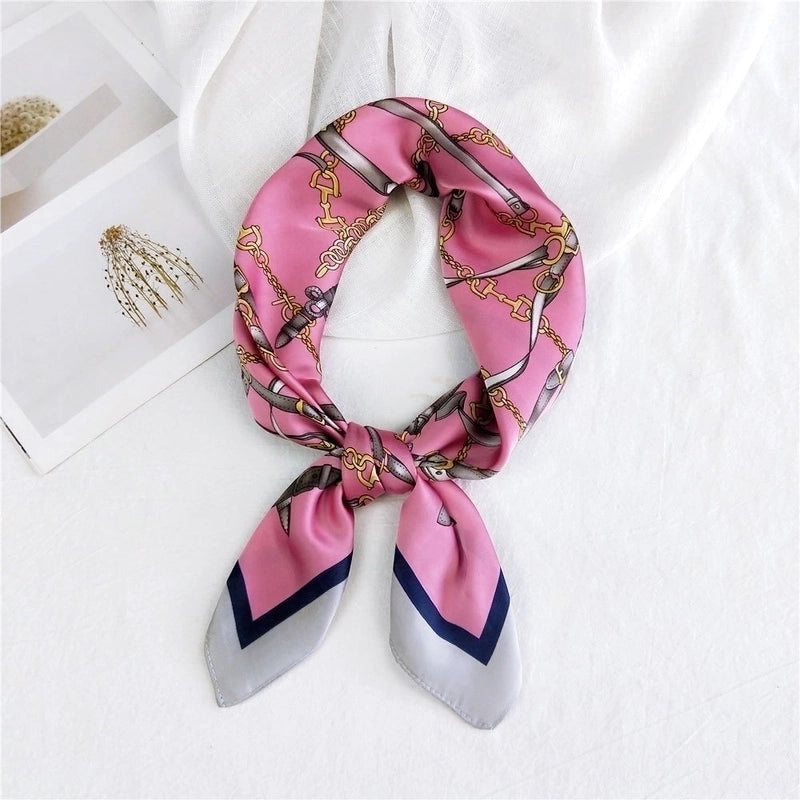 Small Square Scarf Neck Protector Korean Suit Small Scarf