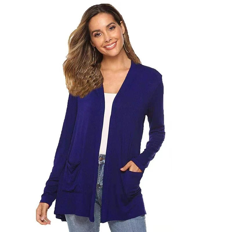 🔥 Last Day Promotion 49% OFF💕Women's Casual Lightweight Open Front Long Sleeve Cardigans