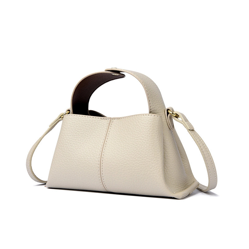 Women's Medium Pu Leather Solid Color Streetwear Square Magnetic Buckle Shoulder Bag