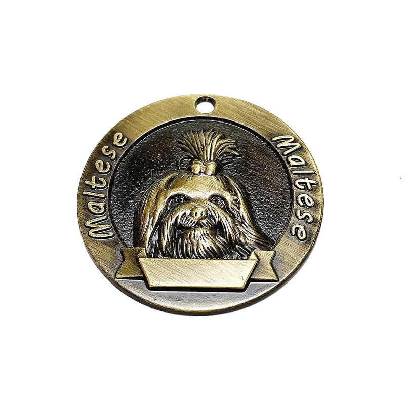 Elegant Retro Minimalist Metal Round Pet Accessories