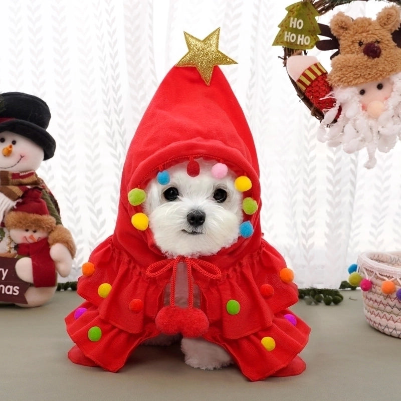 Casual Cute Christmas Christmas Tree Pet Clothing