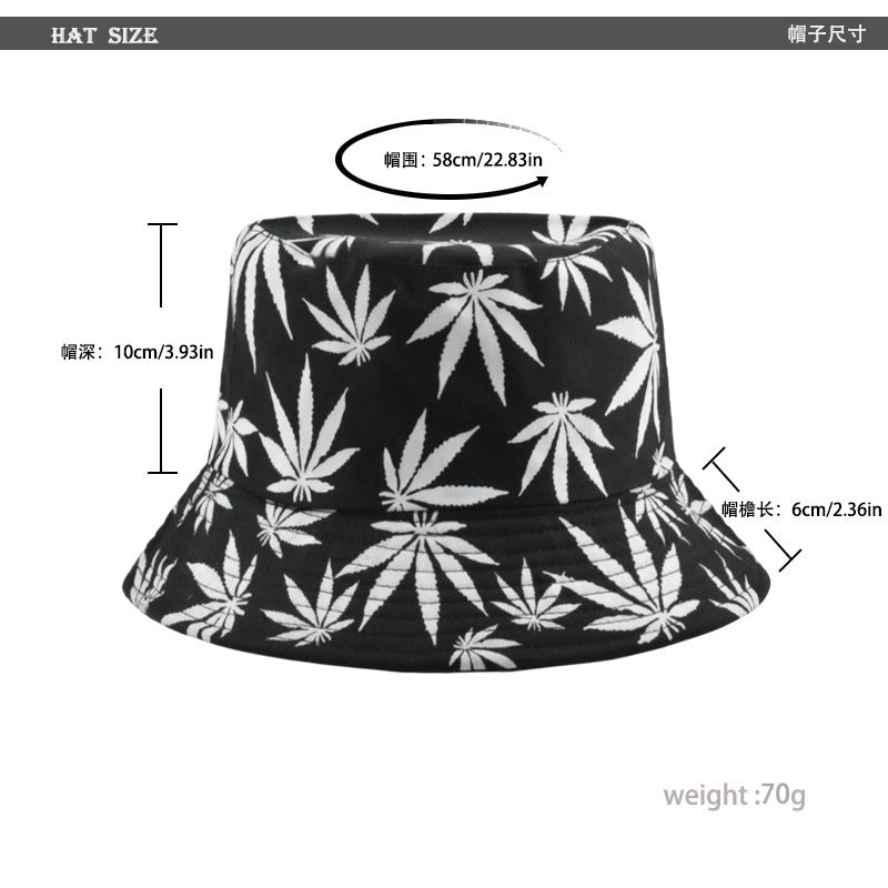 Women's Minimalist Solid Color Flat Eaves Bucket Hat