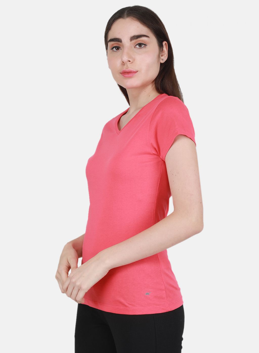 Women Pink & Aqua Blue Solid Top 2 Pc Set