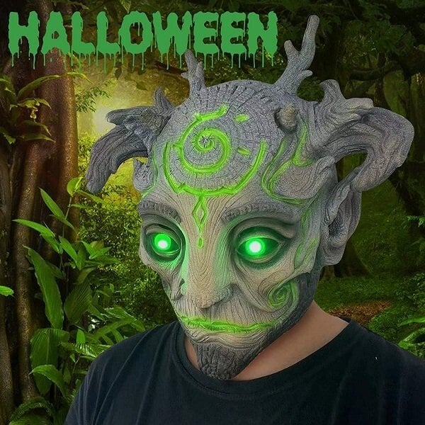 100% Handmade🎁Green Man Forest Spirit Mask