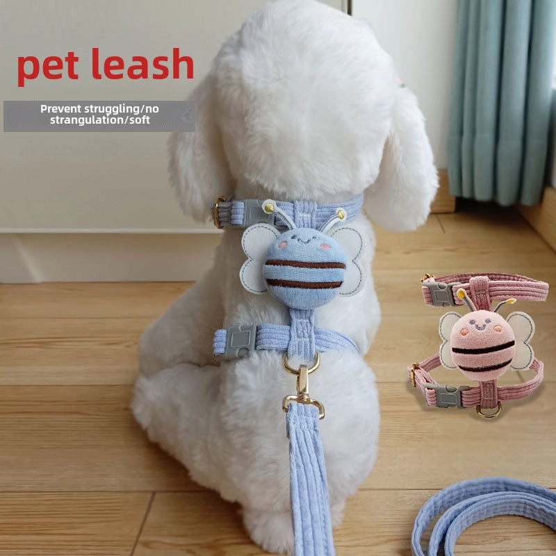 Pet Traction Rope I-shaped Cat Traction Rope Bee-shaped Rabbit Dog Rope Cat Rope Anti-break