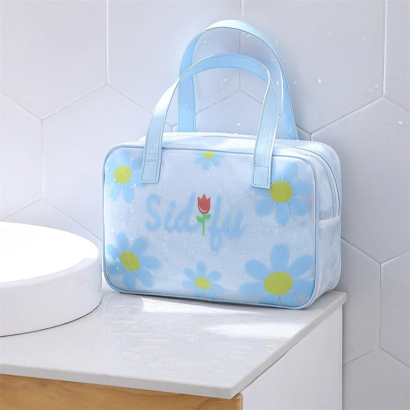 Letter Flower Butterfly PVC Storage Bag