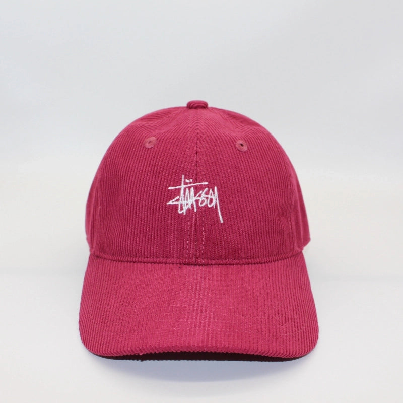 Unisex Retro Minimalist Letter Embroidery Curved Eaves Baseball Cap