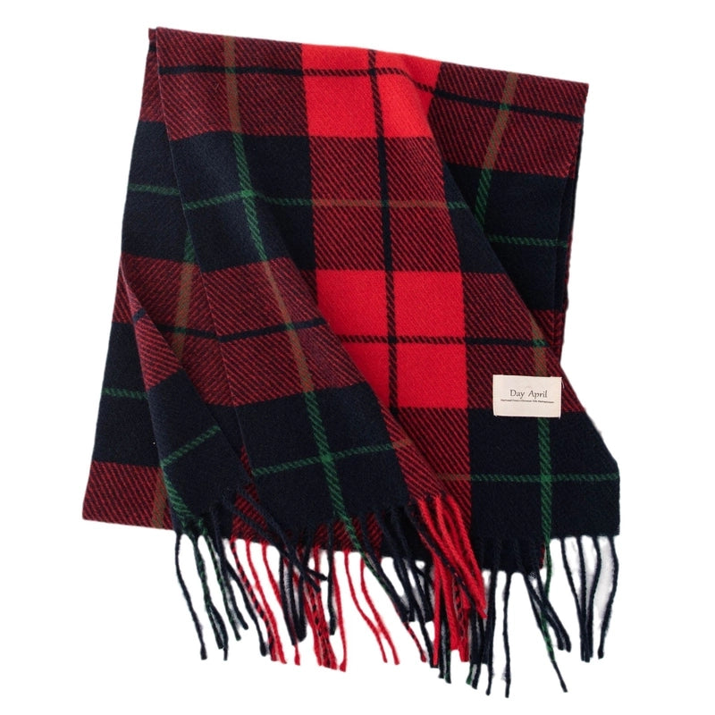 Unisex Elegant Minimalist Lattice Polyester Tassel Scarf