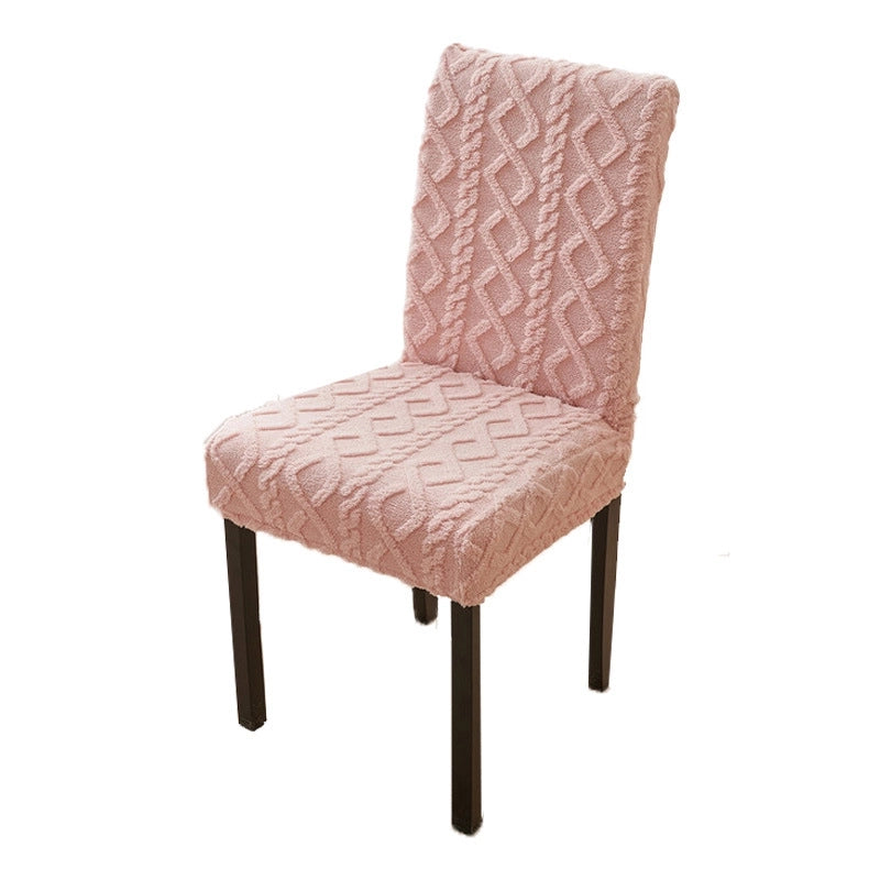 New Jacquard Chair Cover Household Dining Chair Cover Thickened Cushion Cover Chair Cover Universal Elastic Chopsticks Cover