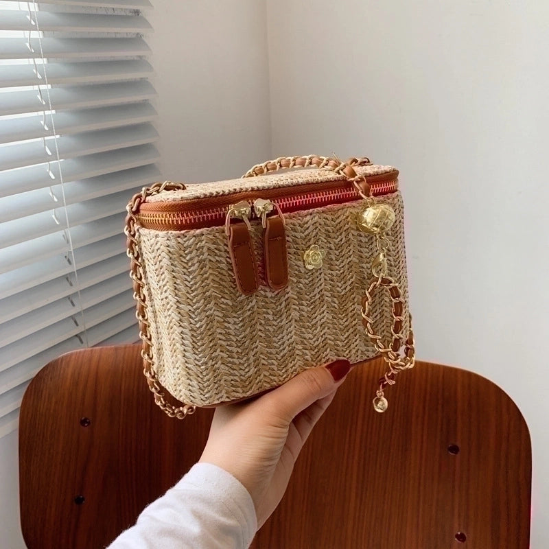Women's All Seasons Straw Vacation Straw Bag