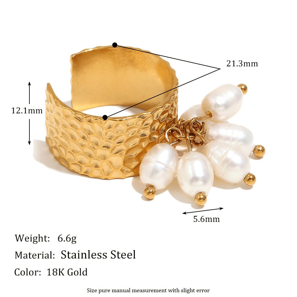 Fashion Retro Versatile Hand Jewelry Stainless Steel Plated 18K Gold Multi-Layer High-End Snake Head Ring For Women