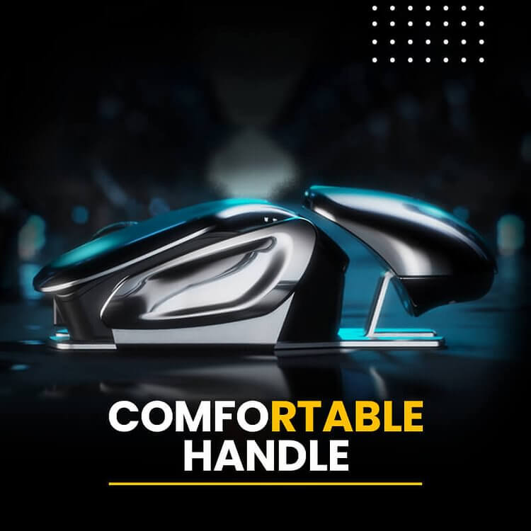 ⚡Hot Sale⚡Wireless Ergonomics Metal Mouse