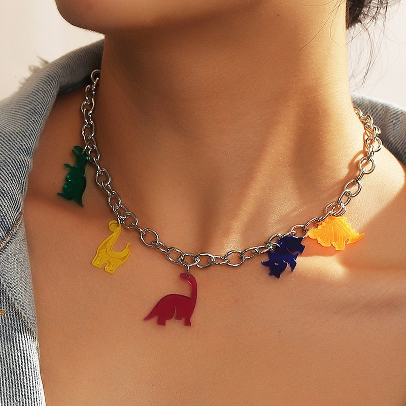 Acrylic Dinosaur Chain