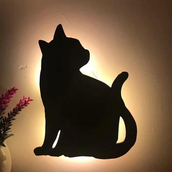 LED Night Light Sound Control-Cat